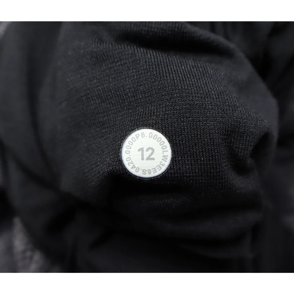 Lululemon Run Briskly 1/2 Zip Heritage 12 Camo Jacquard Black Lunar Rock
